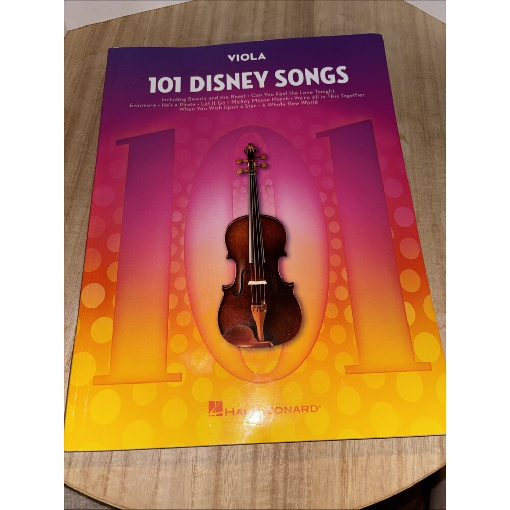 101 Disney Songs : For Viola by Hal Leonard Corp. Staff (2018, Trade Paperback)